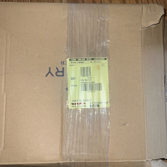 NIB-7 -J. Crew Women's Sperry® for J.Crew Shearwater buckle boots in black - Picture 5 of 11